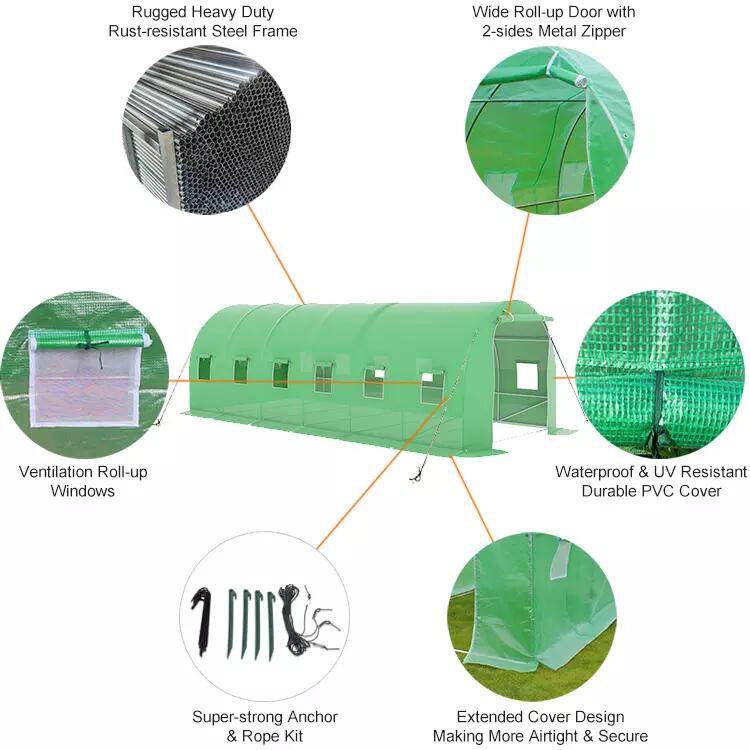 product-750-750 6x3x2 polytunnel greenhouse