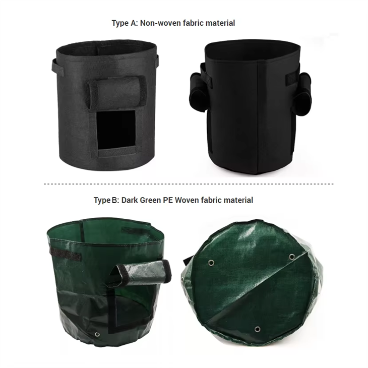 Felt & PE Potato Grow Bags With Window